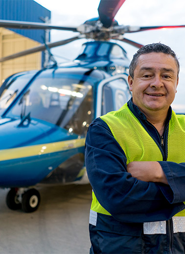 Indiana Helicopter Service Worker